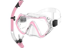 MELUMILU Dry Snorkel Set, 180° Panoramic Wide View,Anti-Fog Scuba Diving Mask, Professional Snorkeling Gear for Free Breathing, Swimming, Diving