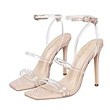 Elisabet Tang 4 inch Stylish Ankle Strap Stiletto
