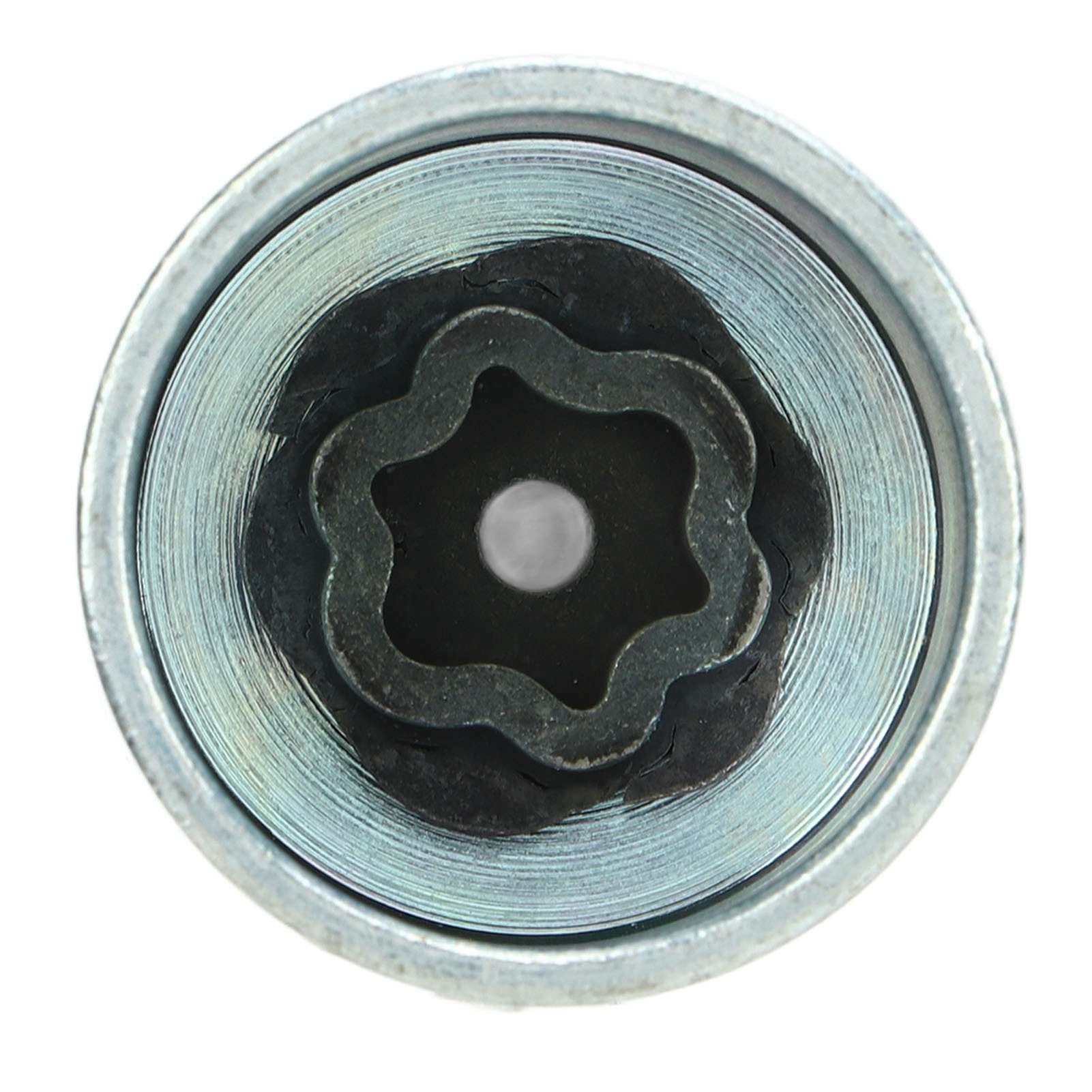 Photo 1 of Anti Theft Lugnut Socket, Metal Wheel Lock Key Lug Nut Anti Theft Lugnut Socket Hub Replacement Wheel Lock Key Removal Kit for 1 3 5 6 7Series X1 X2 X3 X4 X5 X6 Z4 (055)