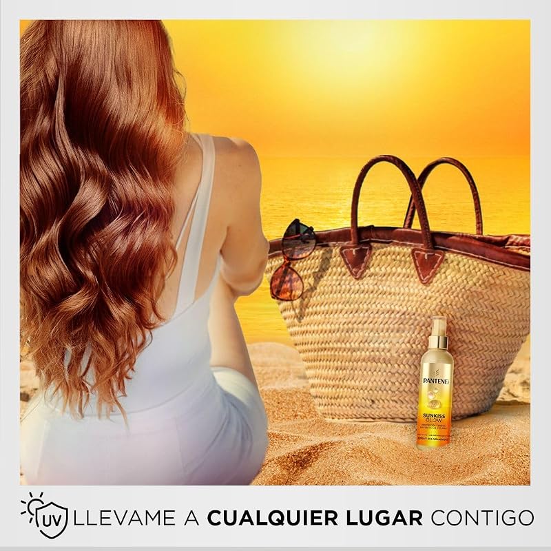 Sunkiss Glow Protector Solar y Térmico, Spray Desenredante 200ml