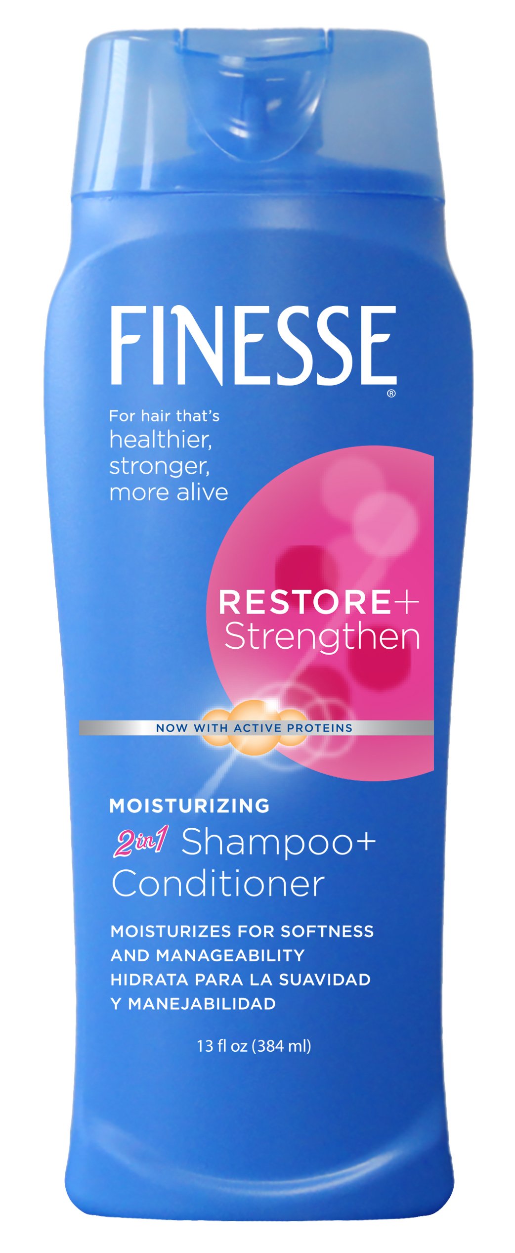 Finesse Self Adjusting 2 In 1 Moisturizing Shampoo and