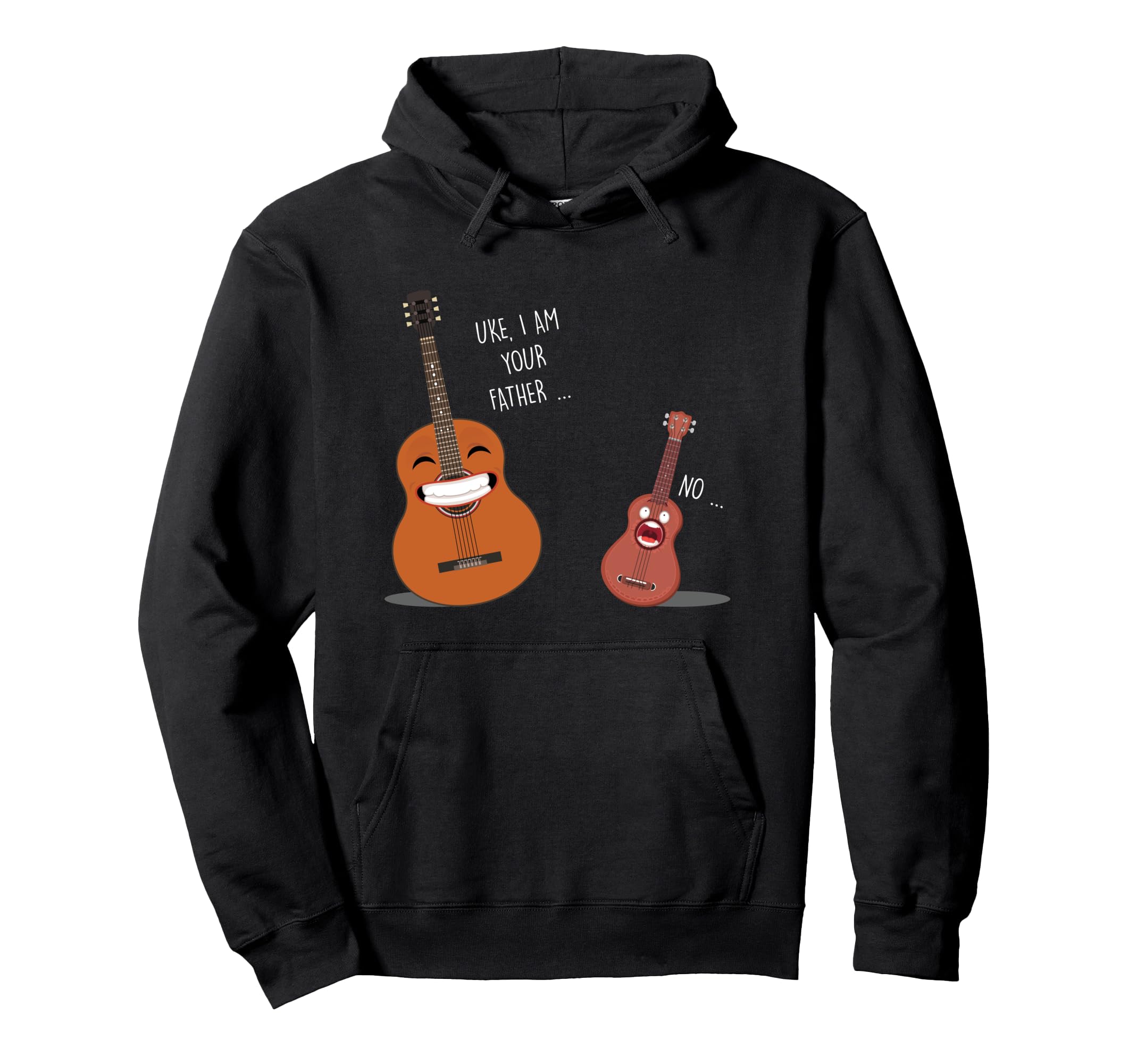 Guitar Ukulele Your Father Guitar Hawaii Hawaiian Musician Pullover Hoodie