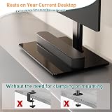 ELIVED Dual Monitor Stand Freestanding Arm 13-32 Inch VESA 75x75/100x100 view 7