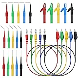 CAMWAY 25pcs Back Probe Test Lead- 15pcs Back Probe