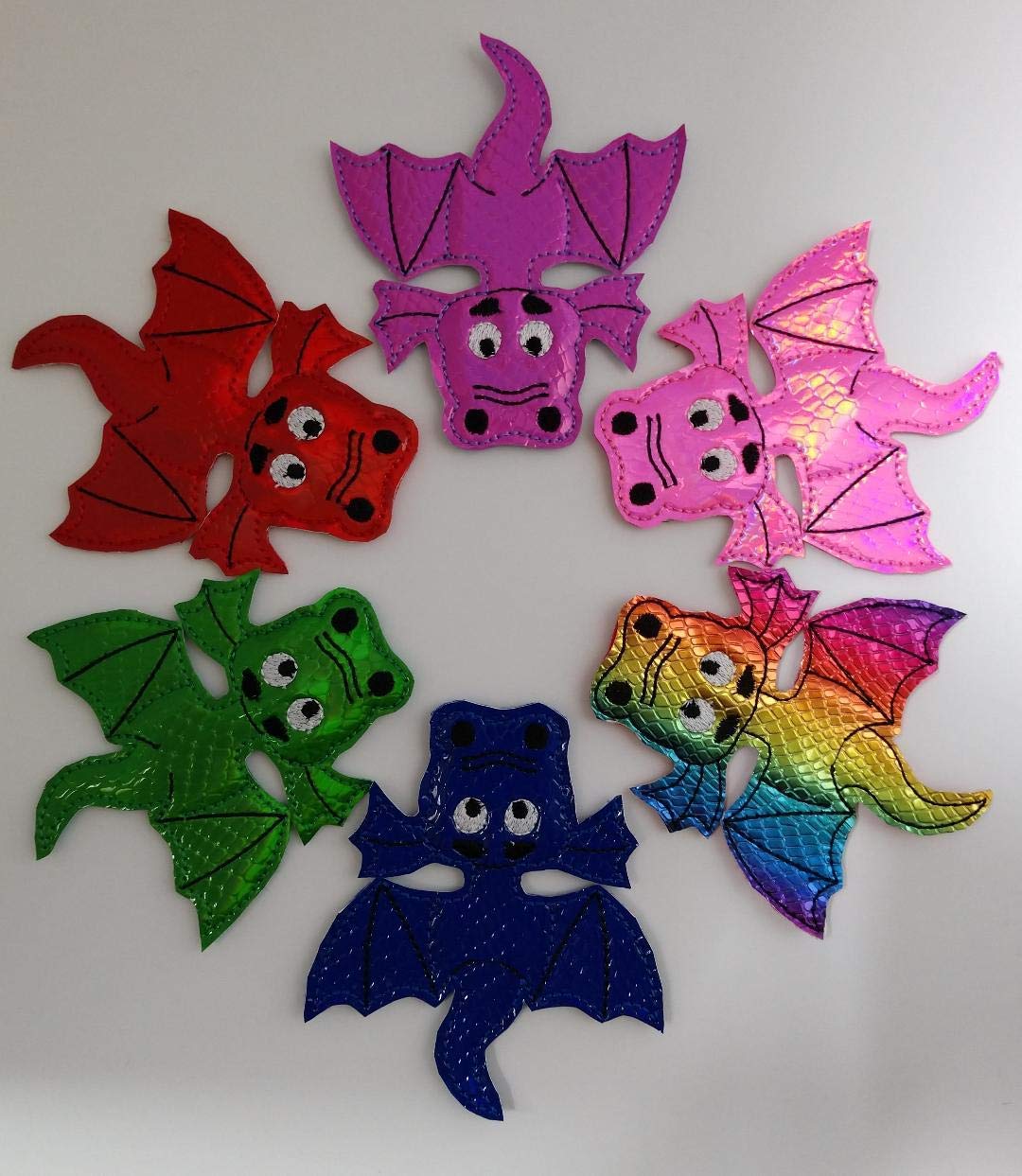 Dragon Finger Puppets for Toddler Kids Storytelling Play