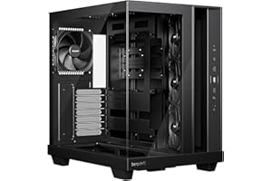 be quiet! Light Base 500 PC case, Fully windowed Front and Side Panel, Show case, Dual Chamber Design, 4 Pure Wings 3 PWM Fan