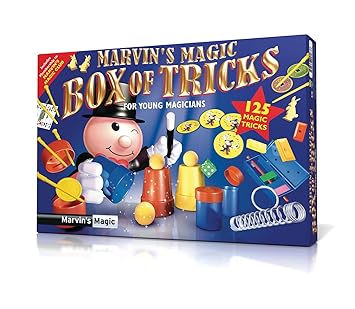 Marvin's Magic 54063 - Zauberkasten Marvin`s Zauber-Set 125 Tricks, Komplettset für 125 Zaubertricks, Zauber Set für Magier a