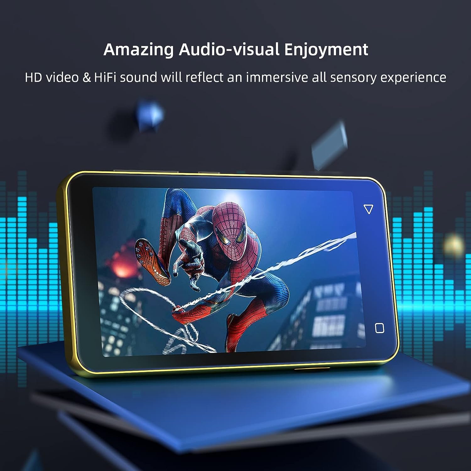 80GB MP3 Player with Bluetooth and WiFi, MP4 MP3 Player with Spotify,Spotify Kids，4