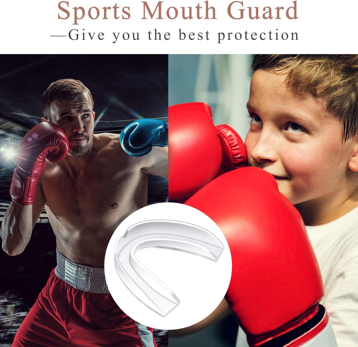 BBTO 20 Pieces Sports Mouth Guards Mouth Protection Athletic Mouth Guard for Kids and Adults (Transparent) : Sports & Outdoors
