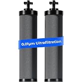 [Ultrafiltration] Waterdrop Water Filter, Replacement for Berkey&reg; BB9-2&reg; | Compatible with Berkey&reg; BB9-2&reg; Black Carbon Filter, Purewell&reg;, ProOne&reg;, Waterdrop Gravity Water Filter System