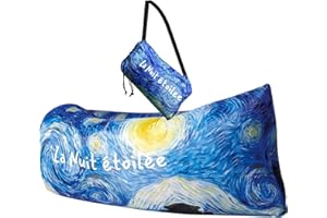 Inflatable Couch Air Sofa Hammock Portable–Folds Compactly–400lb Weight Capacity–63" x 30" x 21"-Waterproof Anti Air Leaking 