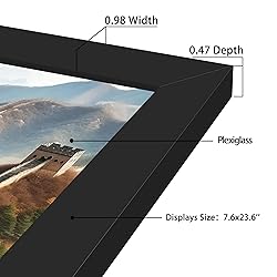 Picrit 8x24 Picture Frame, Photo Frame for Wall