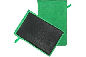 Anglecai Clay Mitt 2 Pack, Clay Bar Mitt for Car Detailing Fine Grade Clay Towel Mitt Reusable Car Wash Glove Mitt for Car Detailing and Polishing