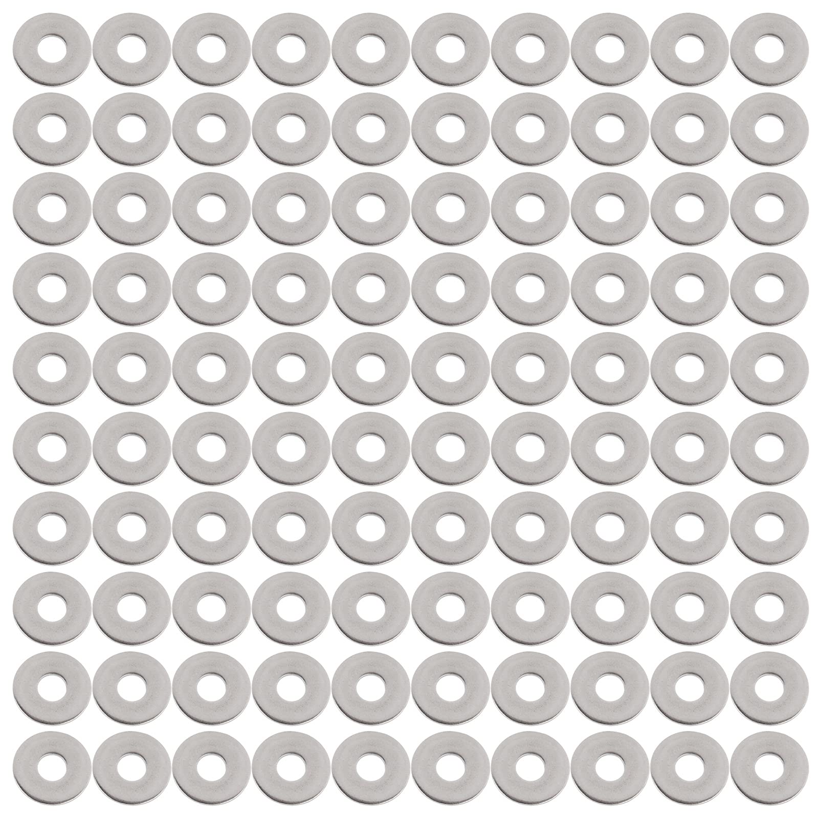 100Pcs Flat Washers Set, M8 X 24mm 304 Stainless Steel Enlarged Washers for Home Decor