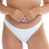 Body Glove Standard Smoothies Solid Minimal Coverage Thong Bikini Bottoms for Women