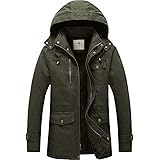 military style jacket with hood