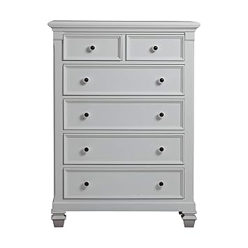 Amazon Com Baby Cache Glendale 6 Drawer Chest Pure White Baby