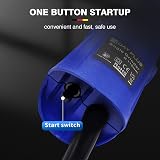 Lucn 2000W Corded Angle Grinder 115mm 230V M14 12000rpm Blue view 4