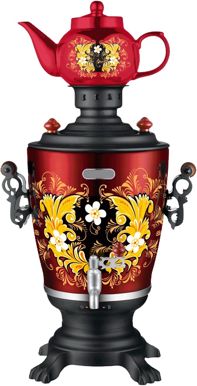Russian Modern Electric Samovar Teapot Set Art Design