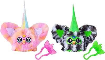 Furby Furblets Fierce & Fabulous 2 Pack, Greenie-Meanie & May-May with 45 Sounds Each, Electronic Plush Toys for Girls & Boys, Ages 6+ (Amazon Exclusive)
