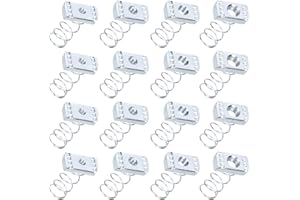 Tanstic 16Pcs 4 Sizes Strut Channel Nuts Strut Channel Spring Nut Spring Nuts for Use with Strut Channel(1/2”-9, 3/8”-8, 5/16”-8, 1/4”-6)