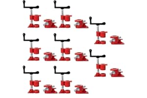 DUPDMKIN Pipe Clamps 3/4 inch Pipe Clamps for Woodworking Heavy Duty Wood Gluing Clamps with Quick Release, Ideal for Carpent