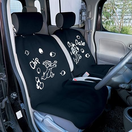 Amazon ベルメゾン ディズニー シートカバー 車用 防水 エプロン チップ デール リア用 シートカバー 車 バイク