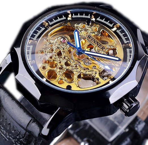 men's winner skeleton watches