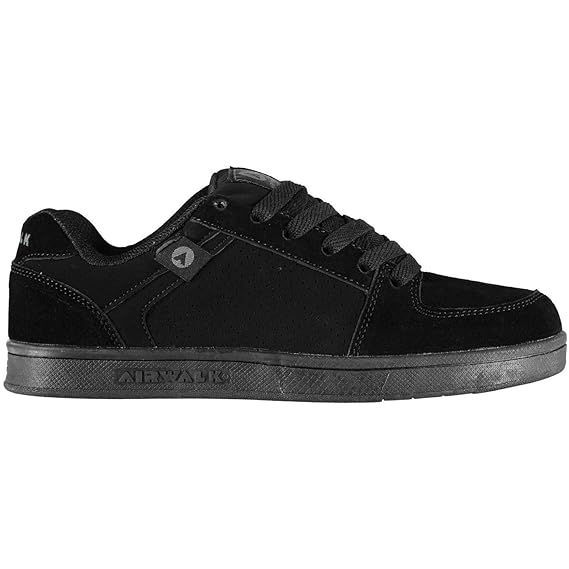 black skate trainers