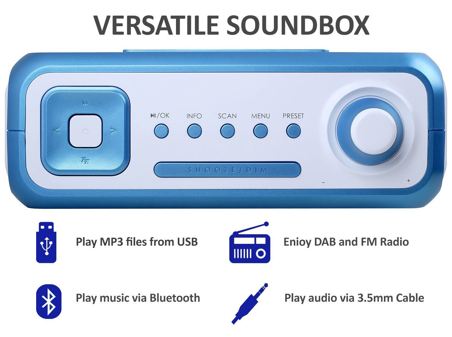 DAB+ August DR245 Easily Add DAB FM Radio or Bluetooth to your