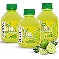 Gusto Foods Green Lime Juice Concentrate - Pack of 3 (600ml) | Equivalent to 60 Limes | Ideal for daily use in Cooking & Beverages | Lime Zest in Every Drop