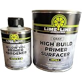 LiME LiNE Sand-able Automotive Primer Surfacer, Direct-to-Metal, High Build 2k Urethane, 1.25 Quart kit, (Light Grey) 4:1 mixture