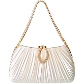 Gold Clutch Purses for Women - Elegant Sparkling evening bags for Wedding Galas, Prom Nights, Cocktail Parties& Formal Events