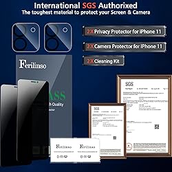 Ferilinso 4 Pack Privacy Screen Protector for
