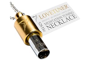 LOVETUNER 528 Hz Breathing Necklace | Stress Relief Whistle | Promote Calm, Relaxation & Focus with Mindful Sound Healing