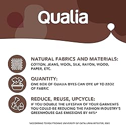 Qualia All Purpose Powder Fabric Dye, Easy to Use