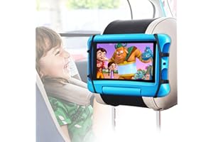 MaxAngel Portable Car Headrest Mount Holder for Car Video, Car Back Seat Headrest Holder for DVD Car Headrest Player 7 Inch~12.9 Inch