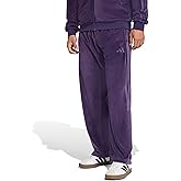 adidas Mens Velour Pants Casual - Black