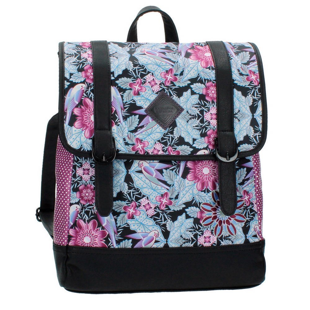 Catalina Estrada Jungle Backpack Multicoloured 29x35x9 cms Polyester 9.14L