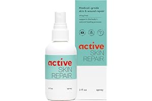BLDG ACTIVE Active Skin Repair First Aid Healing Skin Spray - Natural & Non-Toxic with Hypochlorus Acid for Minor Cuts, Wounds, Scrapes, Rashes, Sunburns, & More, HSA/FSA Eligible, 3 oz