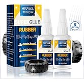 Rubber Glue 100g, Clear Super Glue for Rubber, RC Tires, Seals, Gaskets | Waterproof &amp; High-Strength Rubber Adhesive For Rc Car Truck Tire, Shoe, Hose, Boot, Sidewall,Table Tennis - 6 Precision Tips