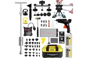 Super PDR® Car Dent Puller Kit Paintless Dent Removal Kit, Adjustable Width Dent Lifte,Bridge Puller,Slide Hammer PDR Tools for Car Body Dent Repair Motorcycle Refrigerator