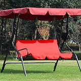 Socobeta Swing Seat Cushion Cover - Waterproof, Easy Clean, Red 12" view 9