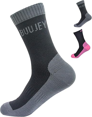 Buujey Wasserdichte Merinowolle Socken Fur Damen Herren Trekking Wandern Skifahren Outdoor Sportsocken Amazon De Bekleidung