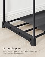 SONGMICS Clothes Wardrobe Rack Portable Closet 4 Hanging Sections 43x151x166 cm view 6
