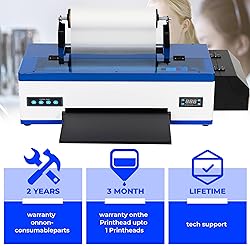 PUNEHOD A3 DTF Transfer Printer with Roll