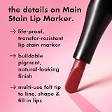 e.l.f. Main Stain Lip Marker Lip Definer, Contour & Fill, Vegan Cruelty-Free view 3