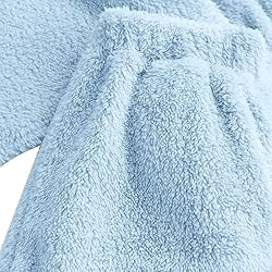 ZAFUL Women's Fuzzy Lounge Casual Pajamas Sets Long