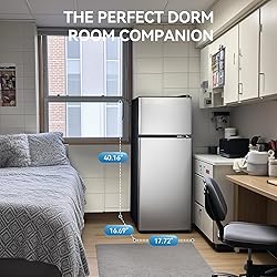 Anypro 3.6 Cu.Ft Fridge with Freezer, Double Door