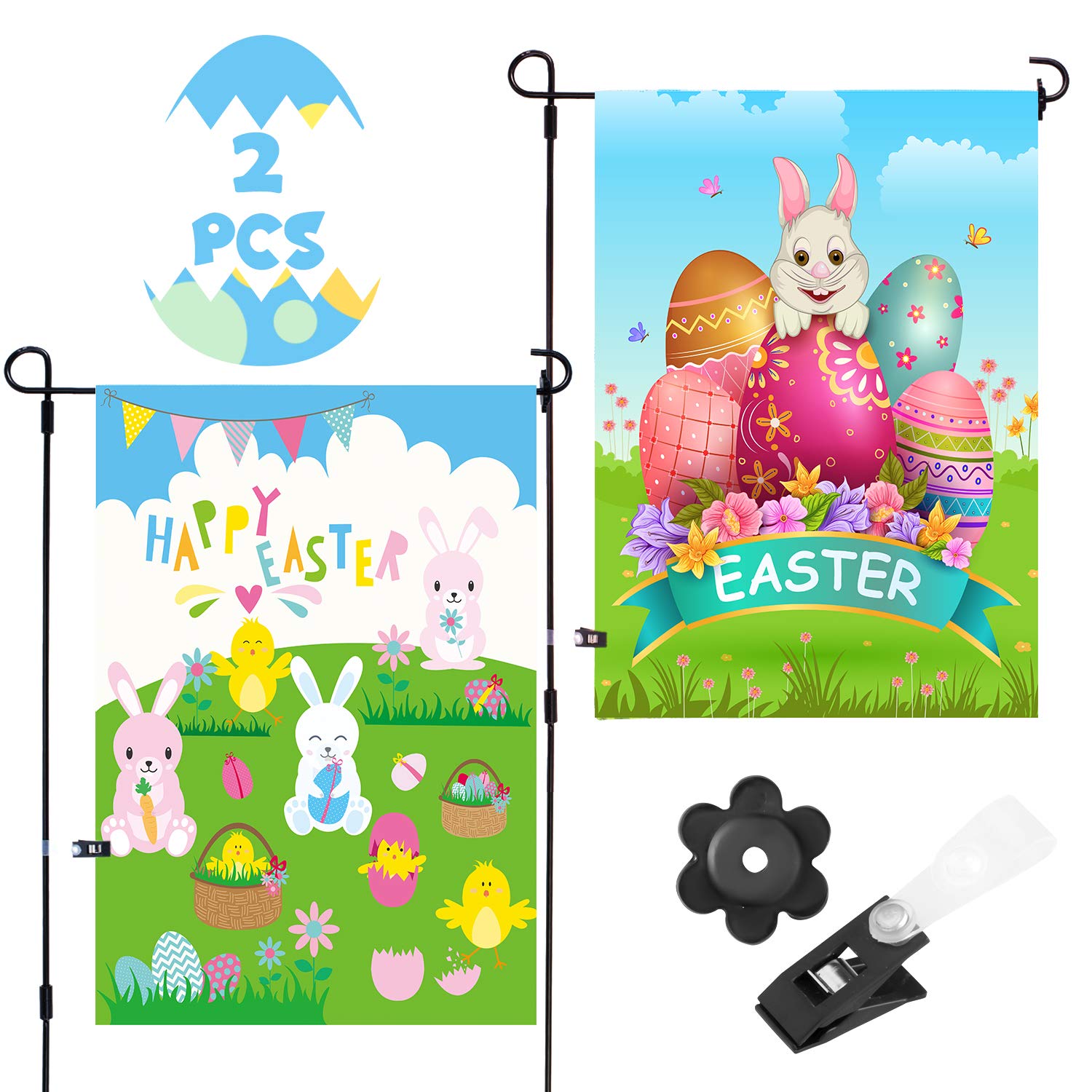 Best Garden Flag Stand Included